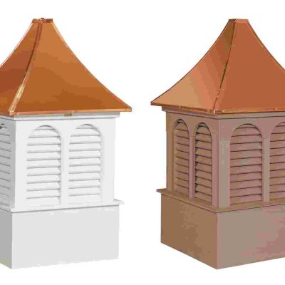 Dalton Cupola – Square with Double Arch Louvers