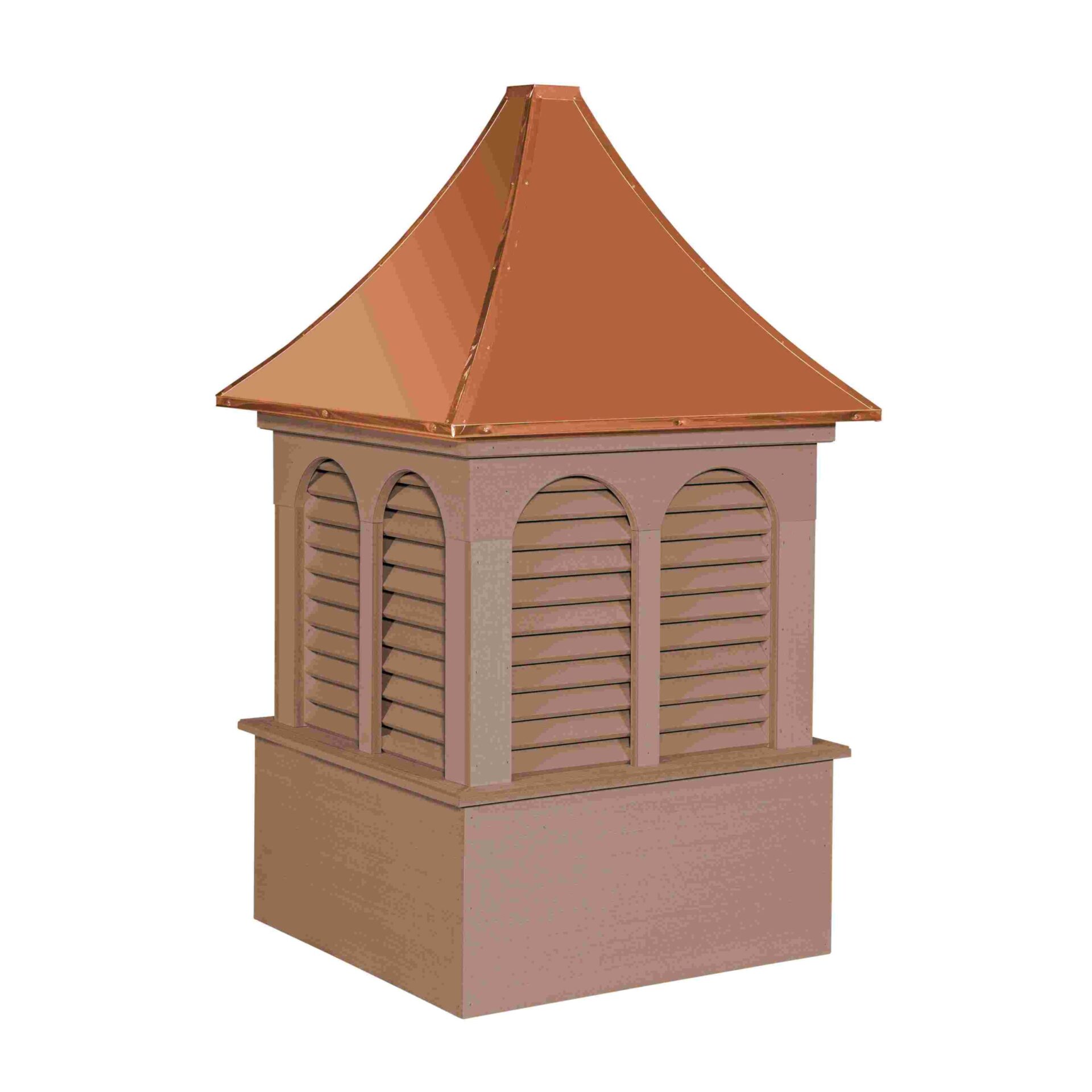 Dalton Cupola - Square with Double Arch Louvers - Image 3