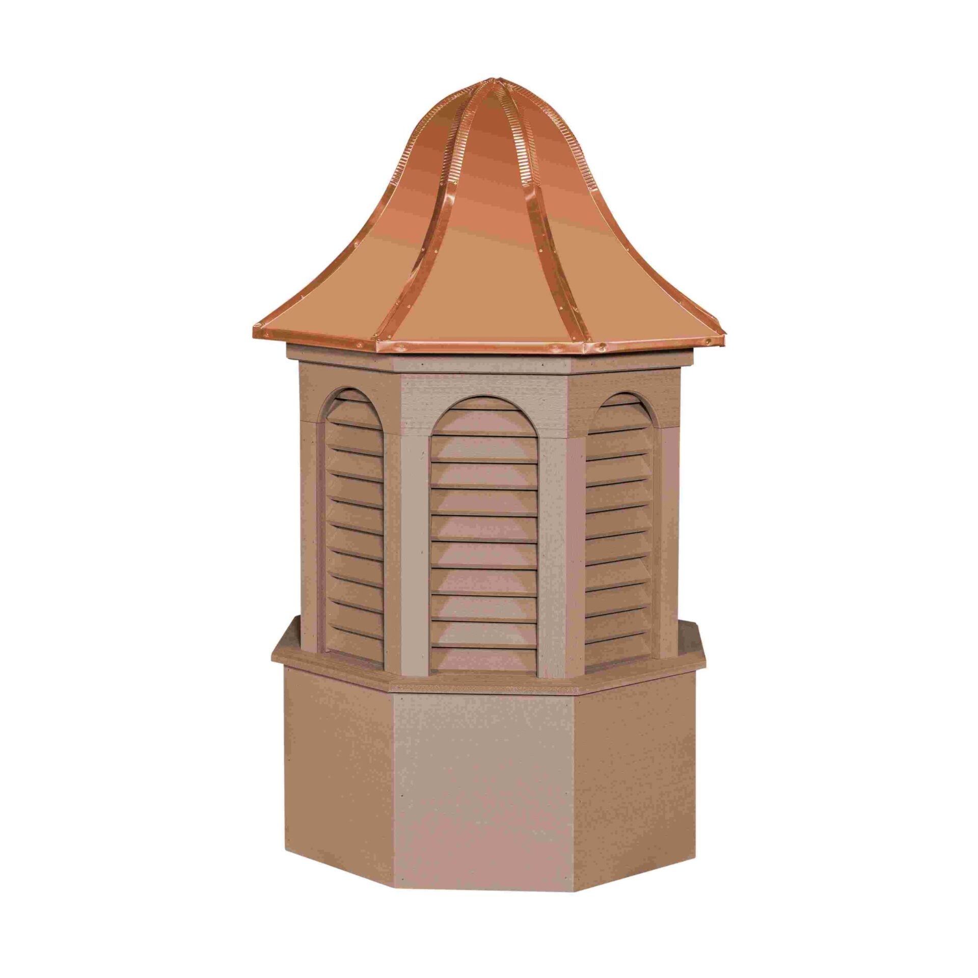 Pinnacle Cupola - Octagon with Arch Louvers - Image 3