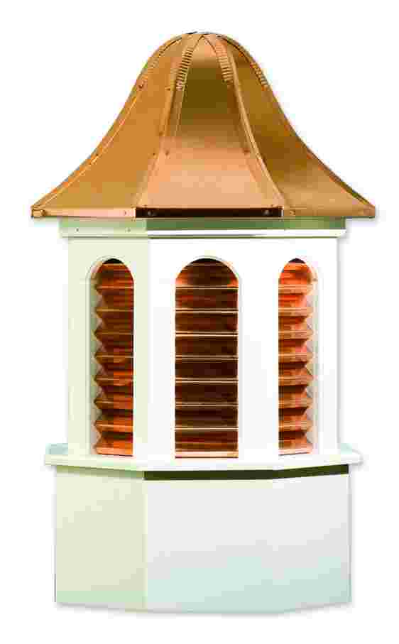 Pinnacle Cupola - Octagon with Arch Louvers - Image 4