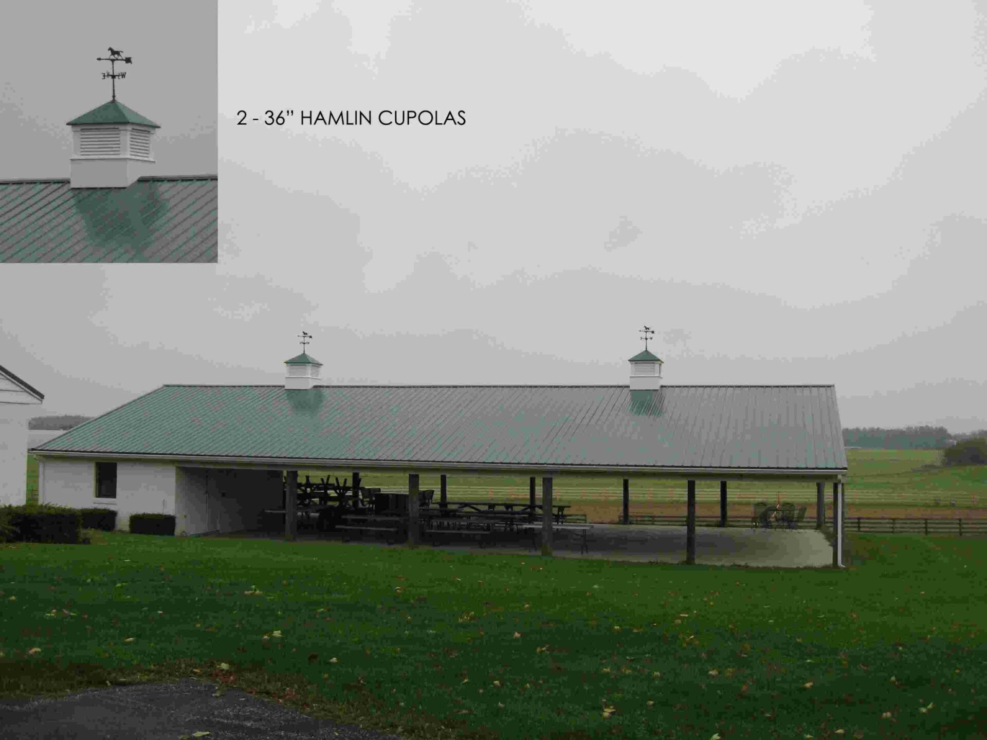 Hamlin Cupola - Square with Louvers - Image 7