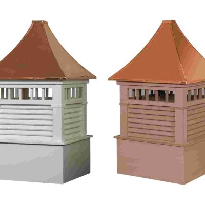 Norwood Cupola – Square with Windows & Louvers