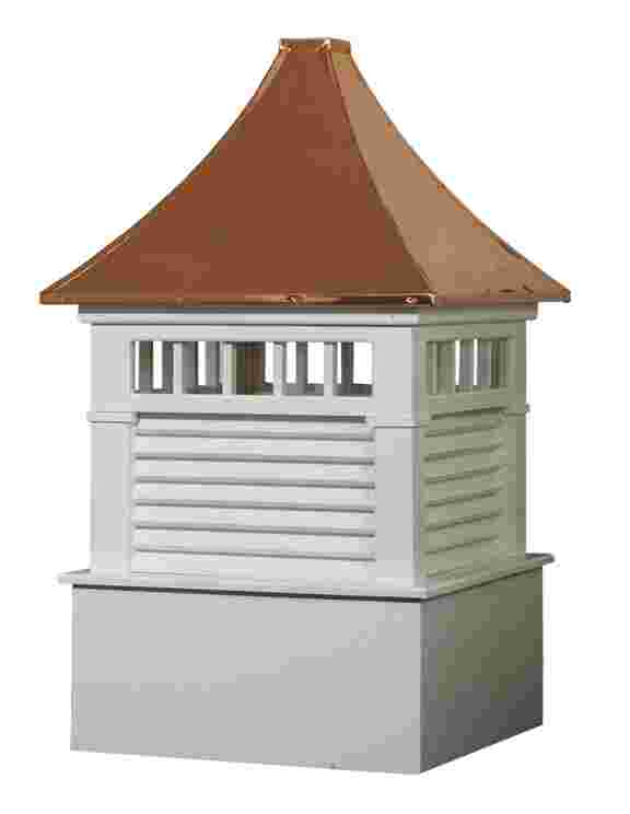 Norwood Cupola - Square with Windows & Louvers - Image 2