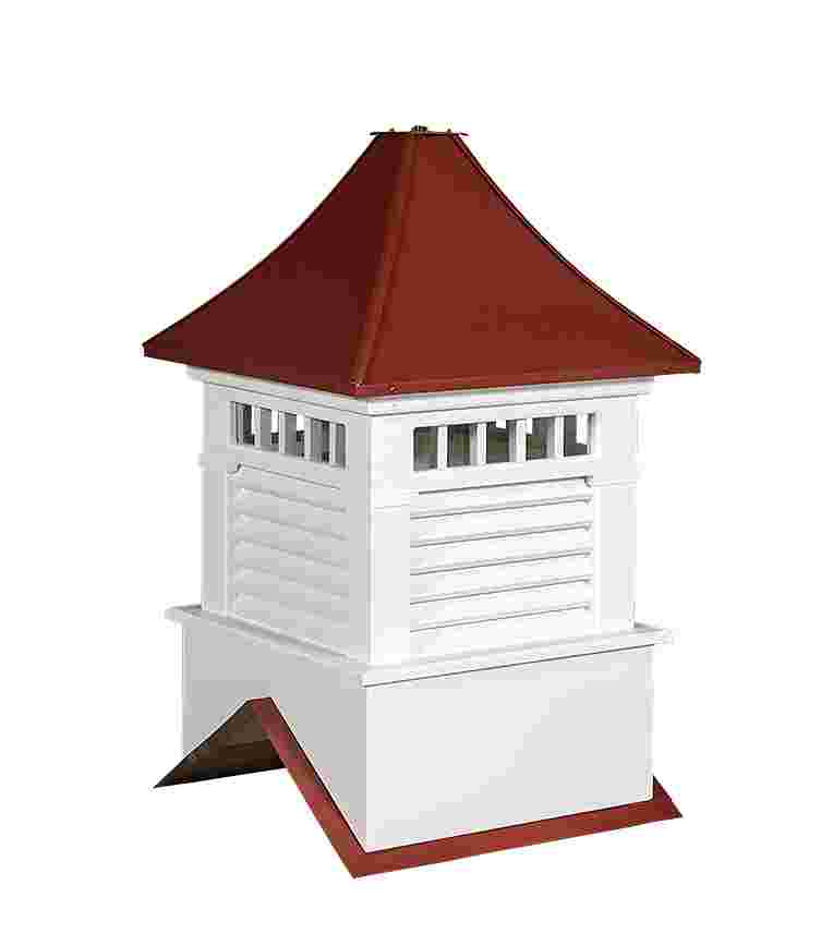 Norwood Cupola - Square with Windows & Louvers - Image 3