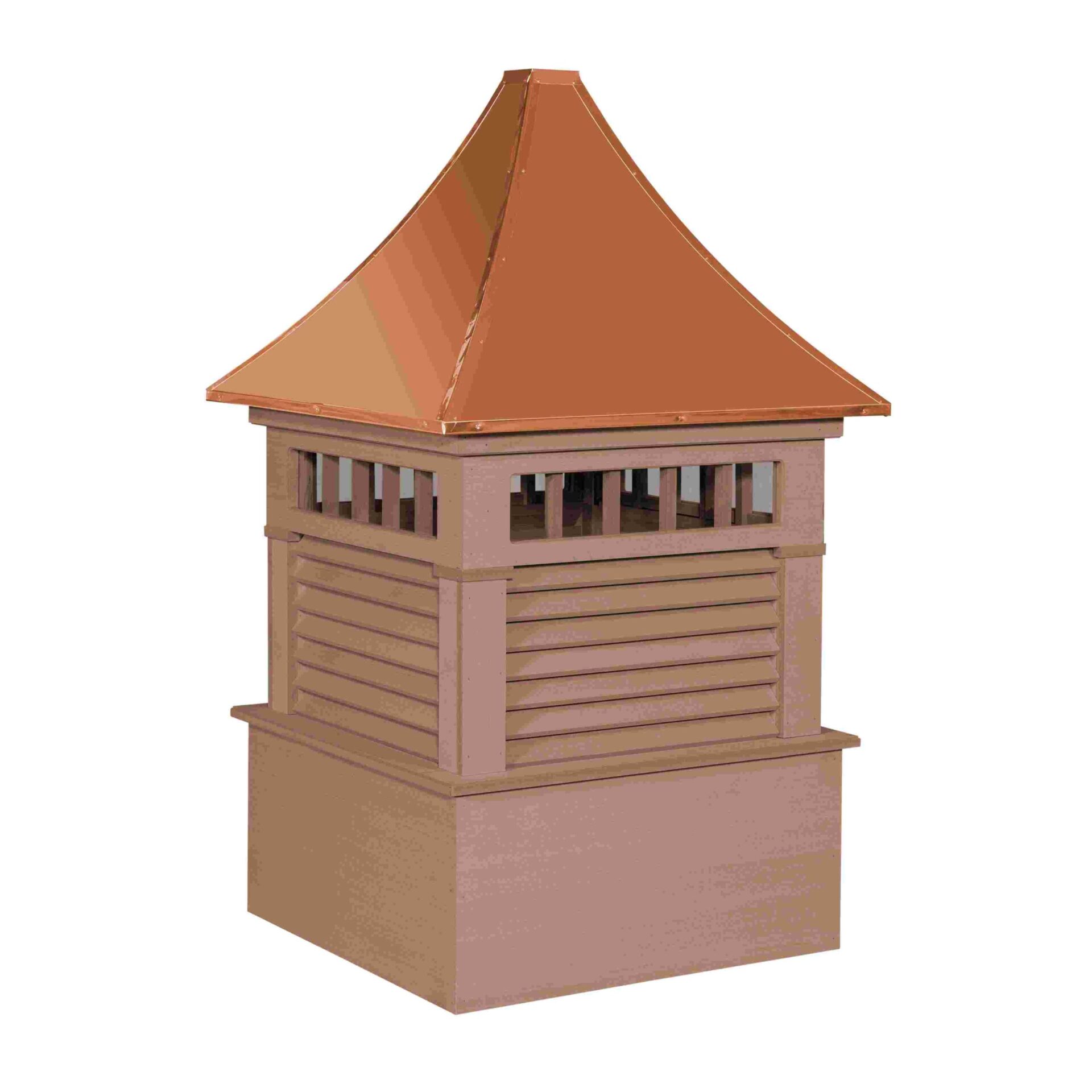 Norwood Cupola - Square with Windows & Louvers - Image 5