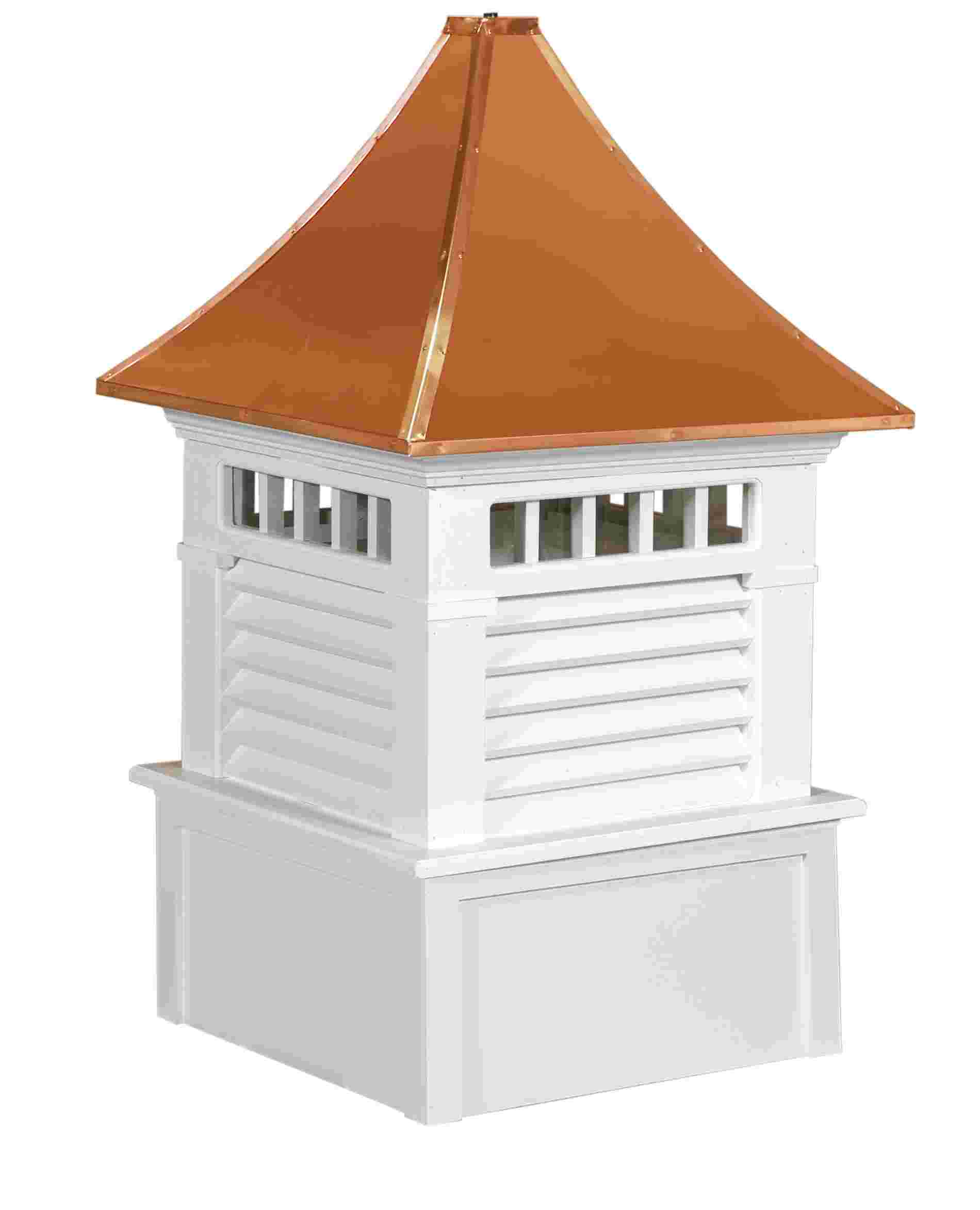 Norwood Cupola - Square with Windows & Louvers - Image 7