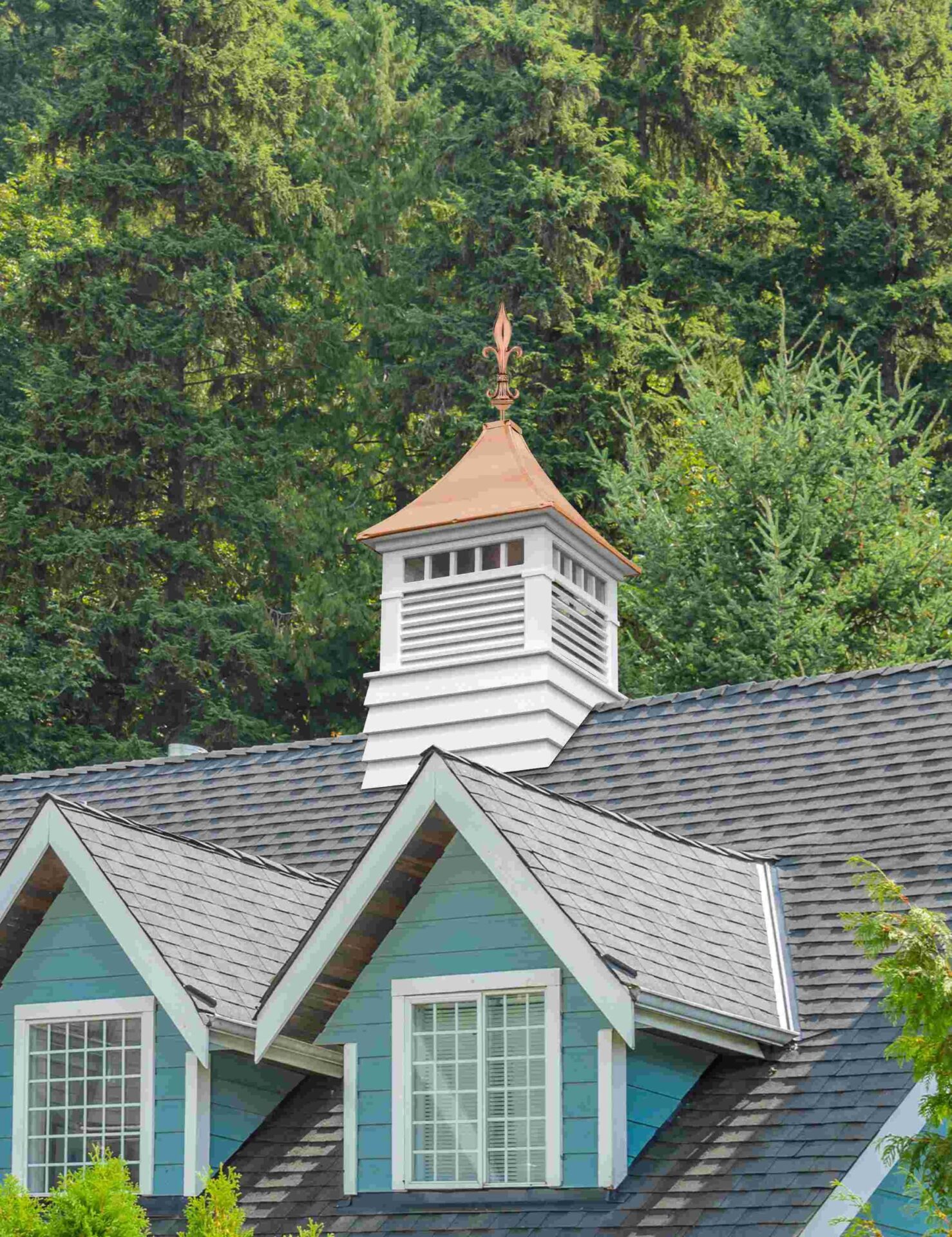 Norwood Cupola - Square with Windows & Louvers - Image 11