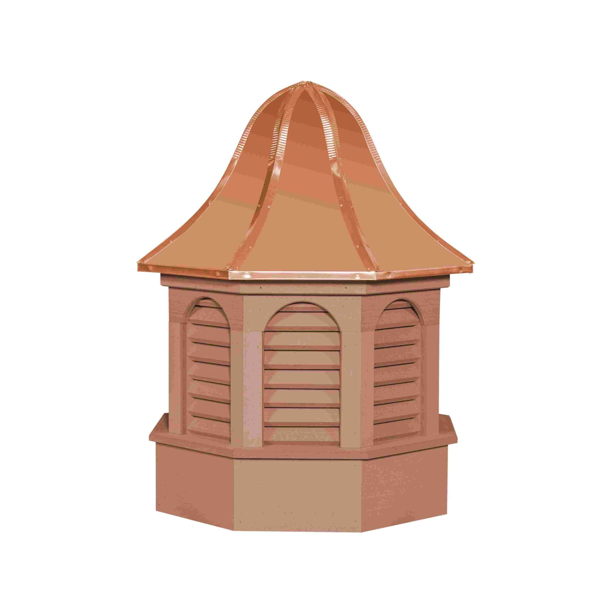 Pinnacle Gazebo Cupola - Octagon with Arch Louvres - Image 3