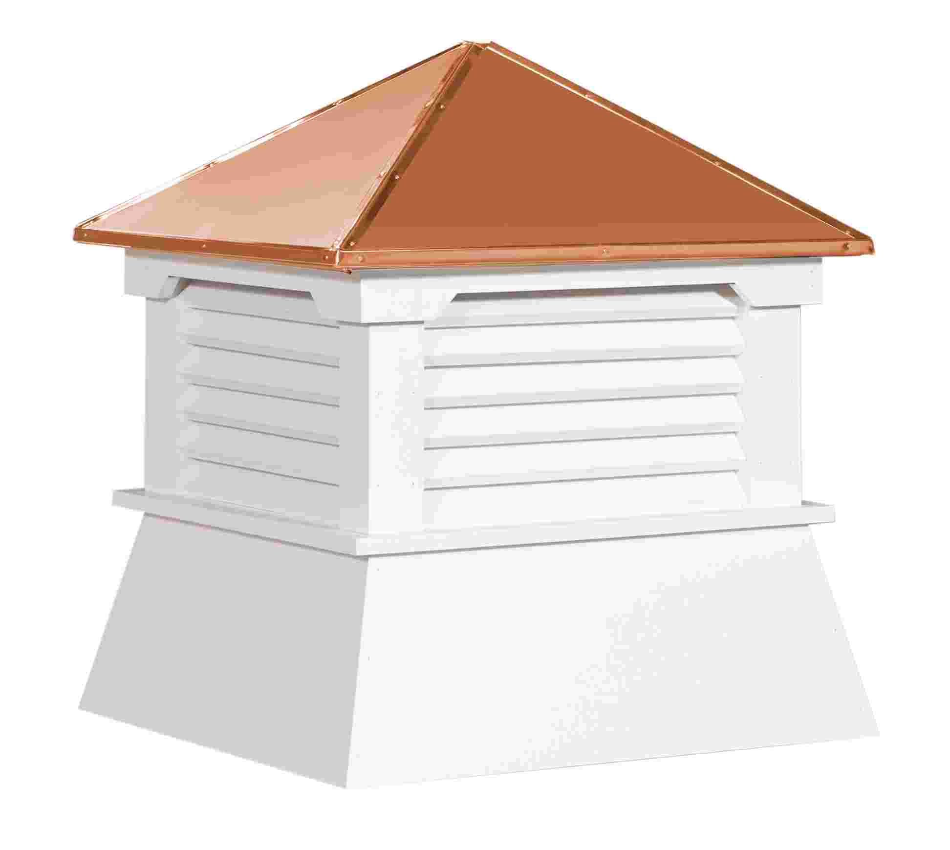 Classic Shed Cupola - Square with Louvers - Image 2