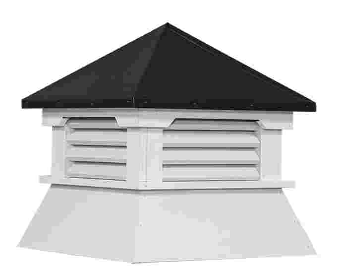 Classic Shed Cupola - Square with Louvers - Image 3