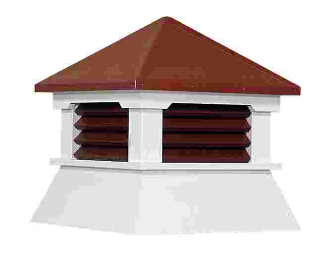Classic Shed Cupola - Square with Louvers - Image 6