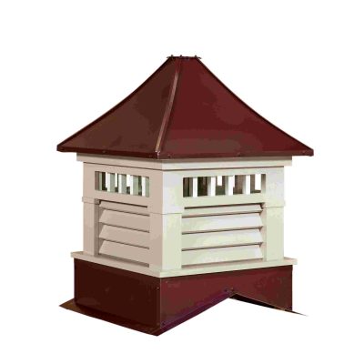 Dayton Cupola – Square with Windows and Louvers