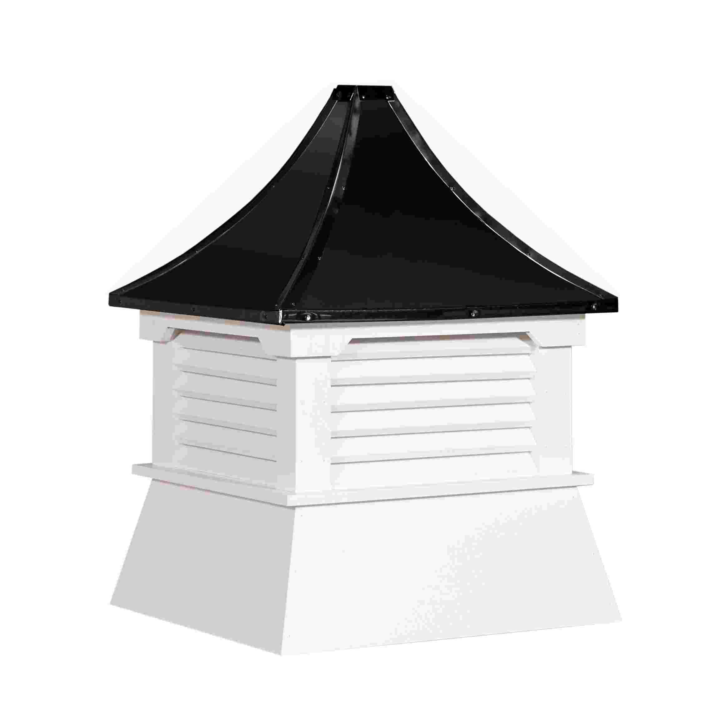 Elite Shed Cupola - Square with Louvers - Image 2