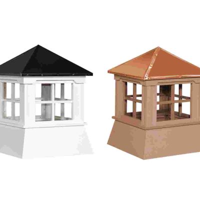 Manor Shed Cupola – Square with Windows