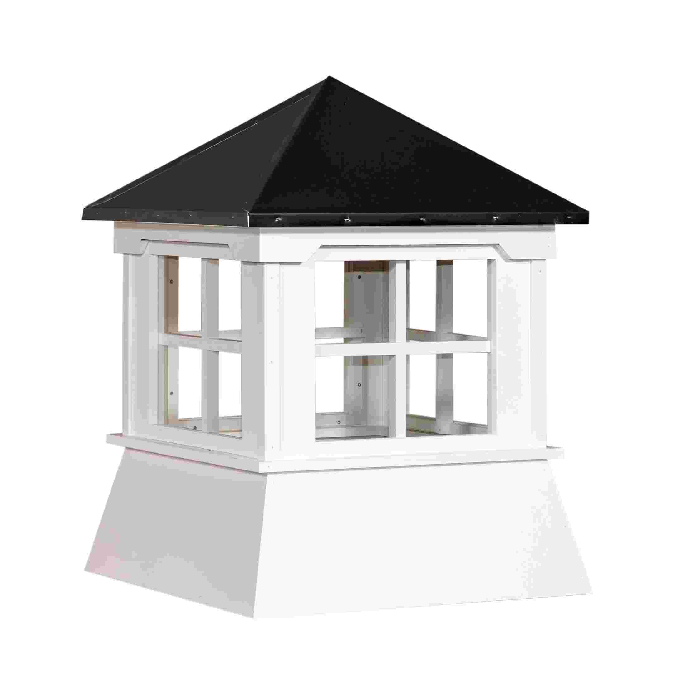 Manor Shed Cupola - Square with Windows - Image 2