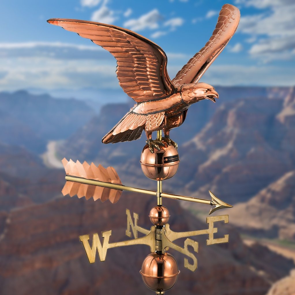 Smithsonian Eagle Weathervane - Pure Copper - Image 2
