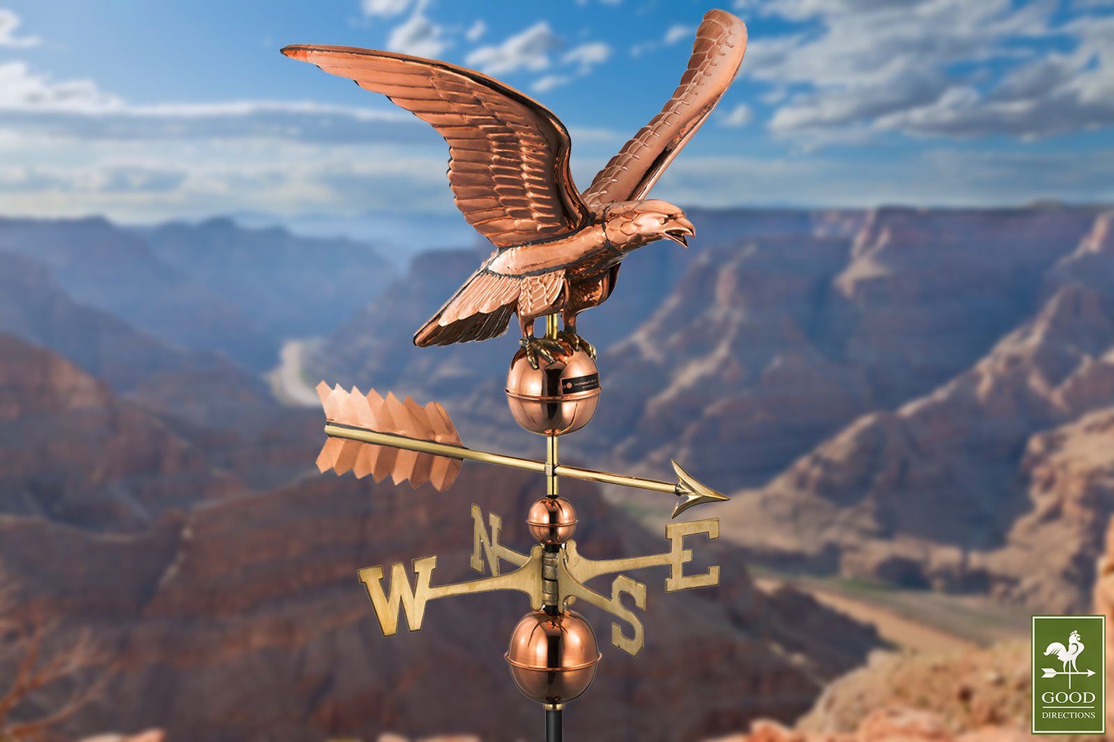 Smithsonian Eagle Weathervane - Pure Copper - Image 10