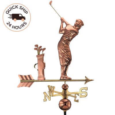 Golfer Weathervane