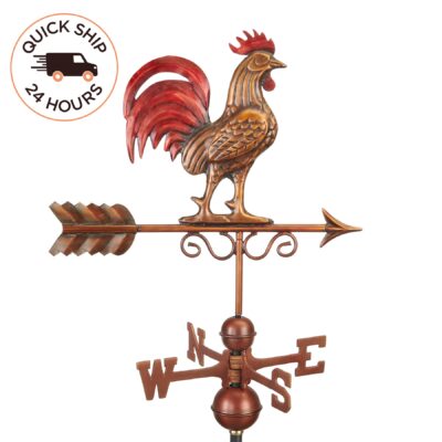 Bantam Red Rooster Weathervane