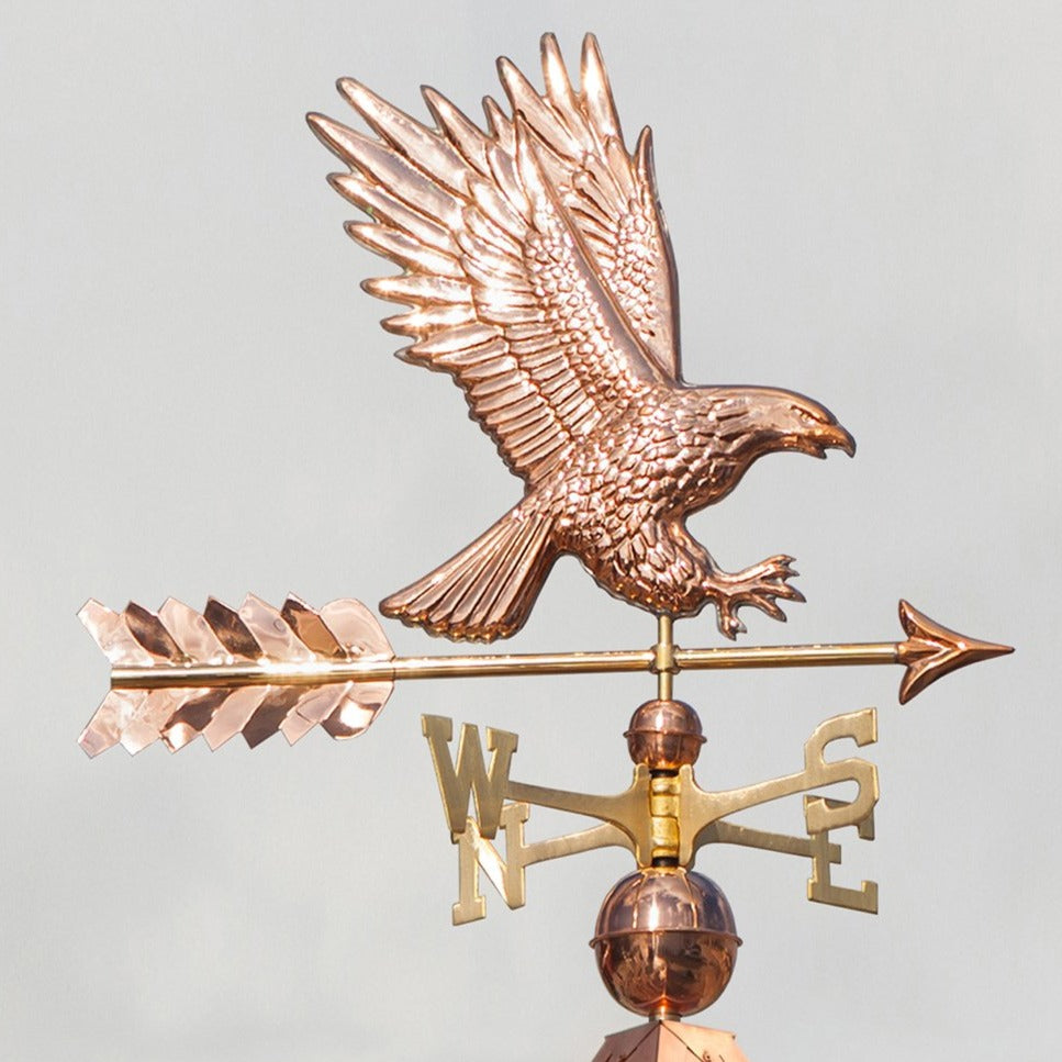 American Bald Eagle Weathervane - Pure Copper - Image 2