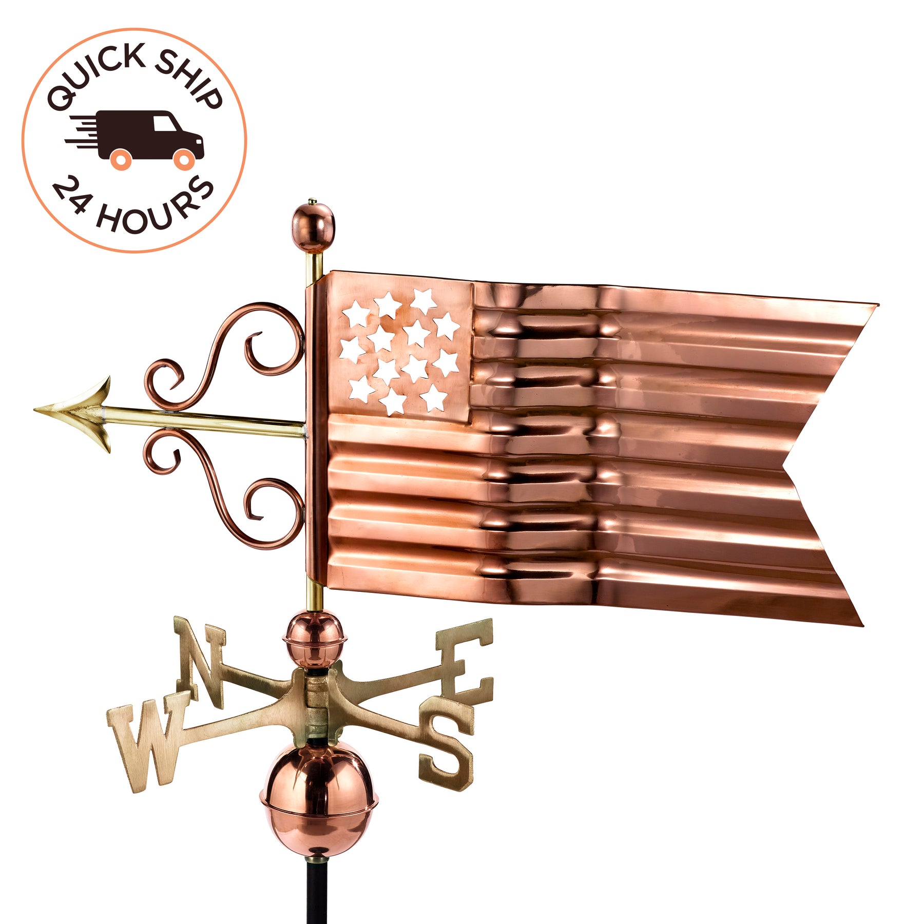 American Flag Weathervane