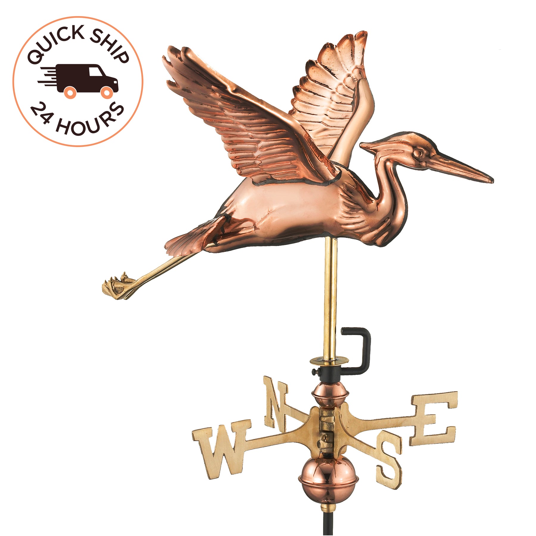 Blue Heron Garden Weathervane