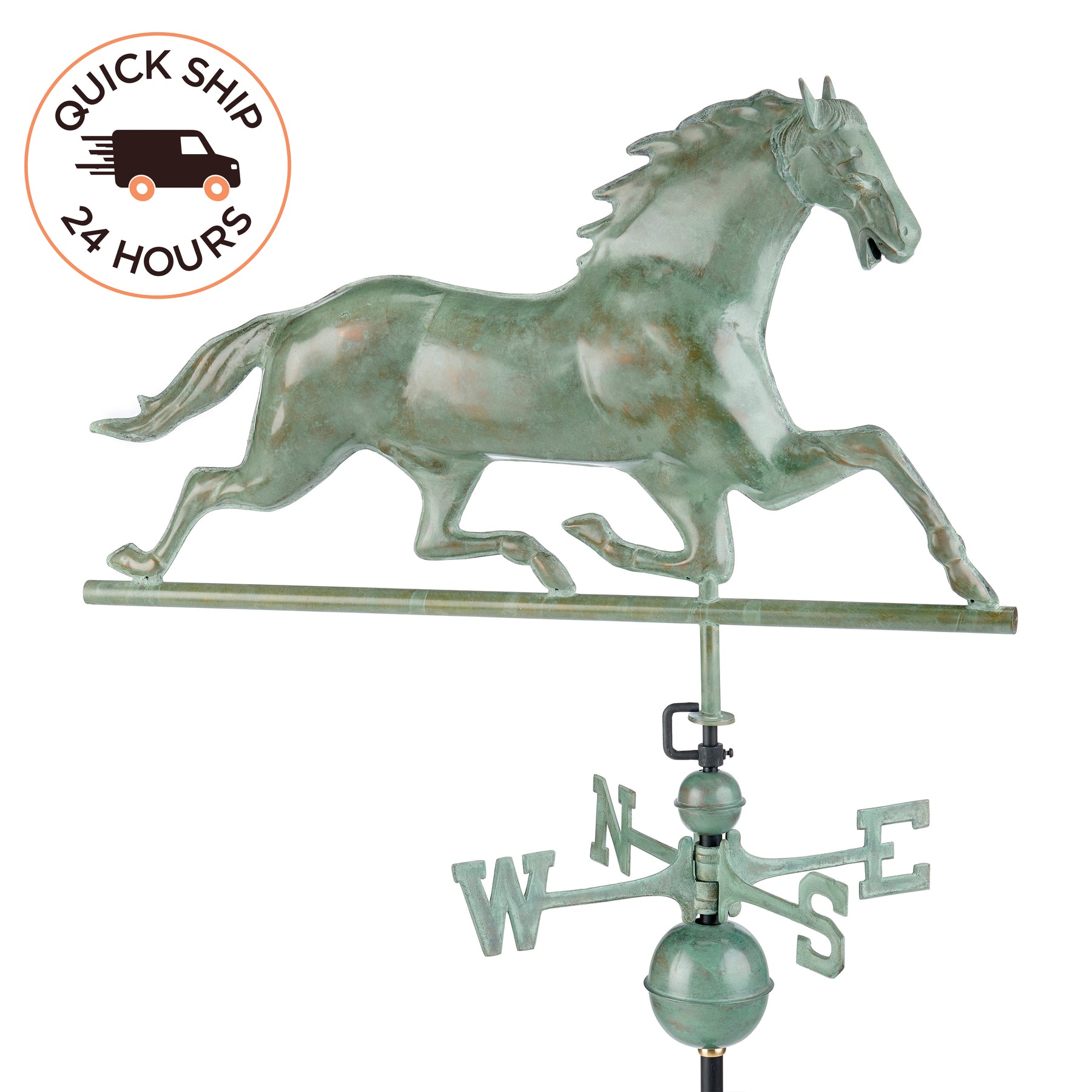 Copper Horse Weathervane