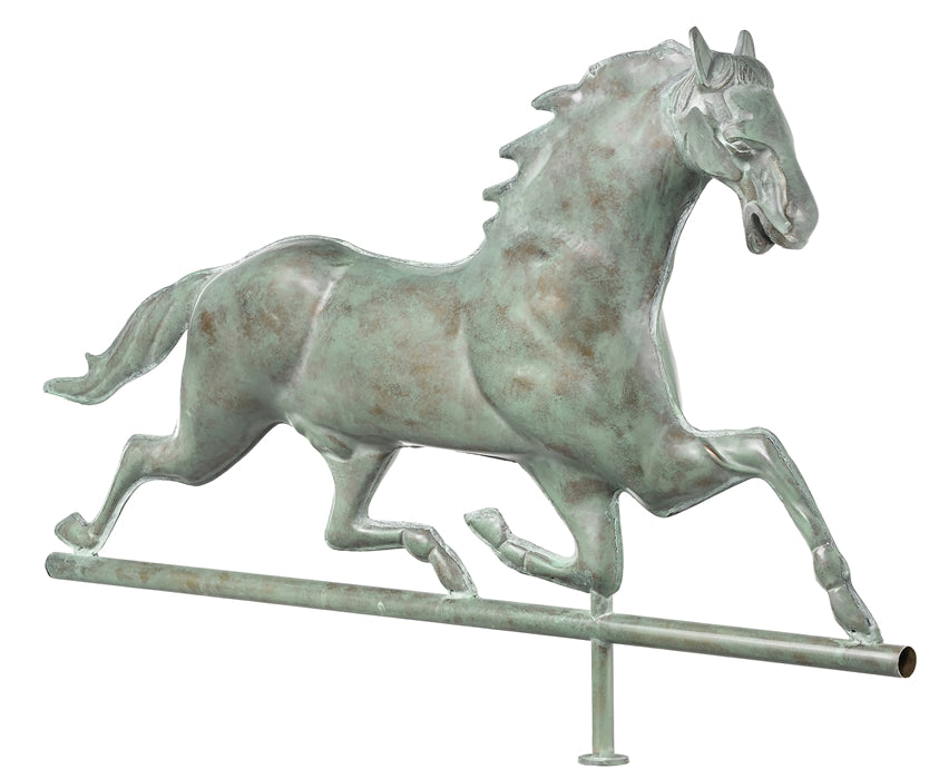 Horse Weathervane with Arrow - Blue Verde Copper - Image 4