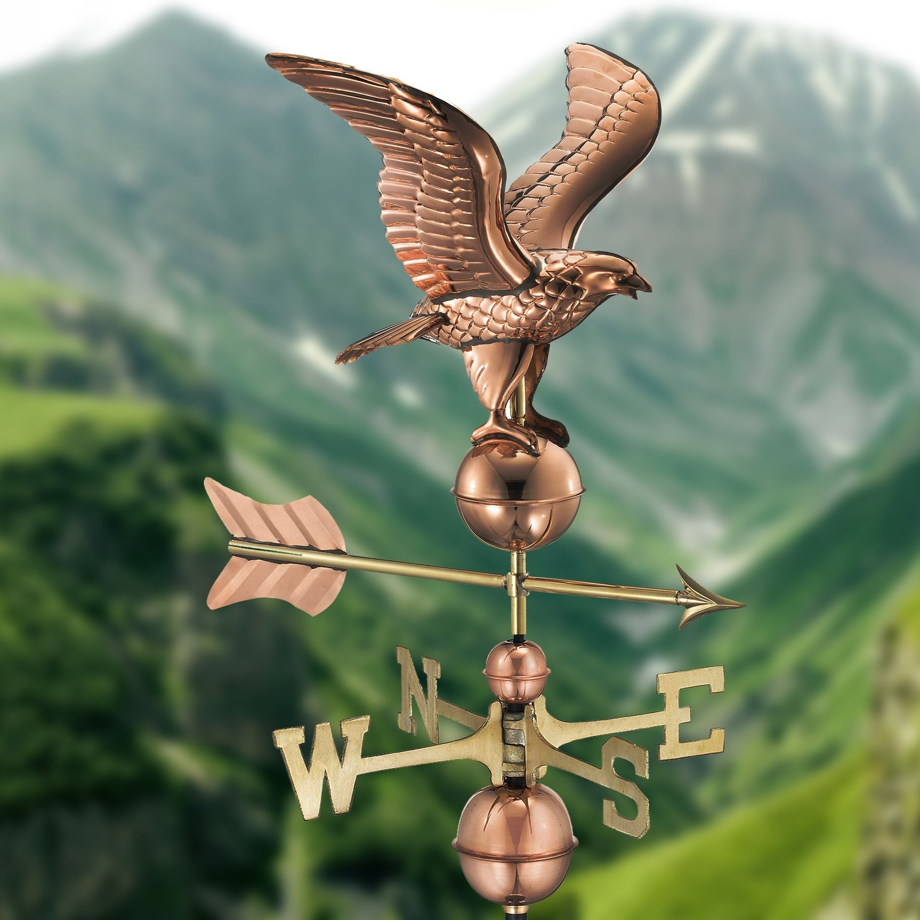 American Eagle Weathervane - Pure Copper - Image 2