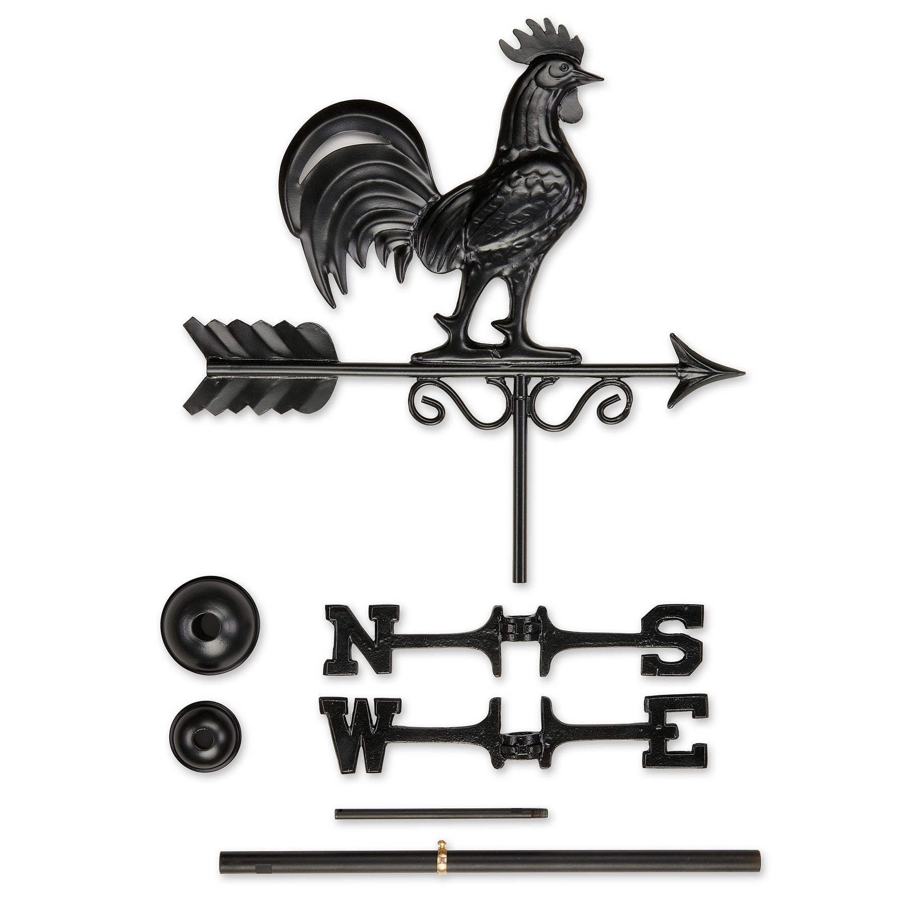 Black Bantam Rooster Weathervane - Copper with Black Finish - Image 5