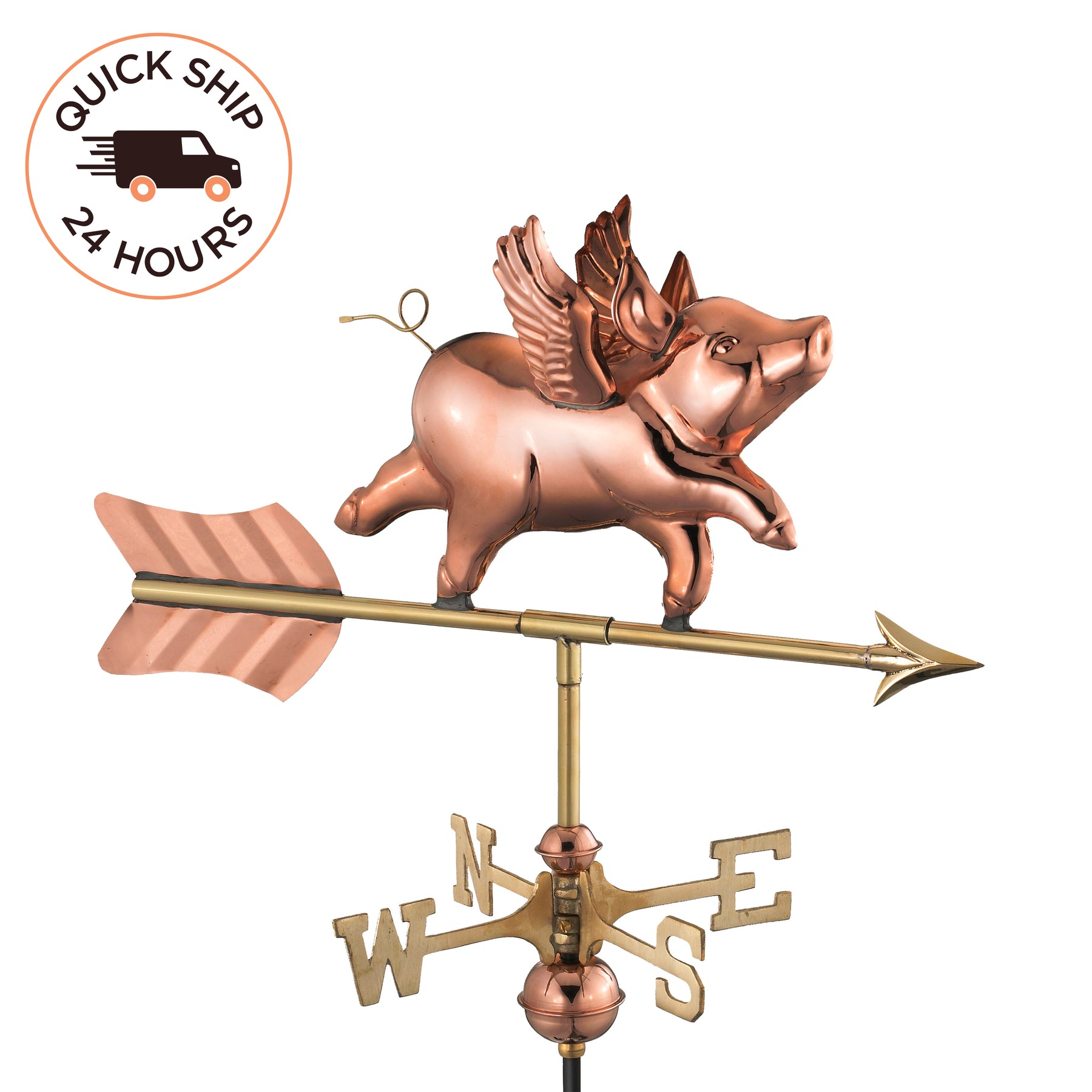 Flying Pig Garden Weathervane