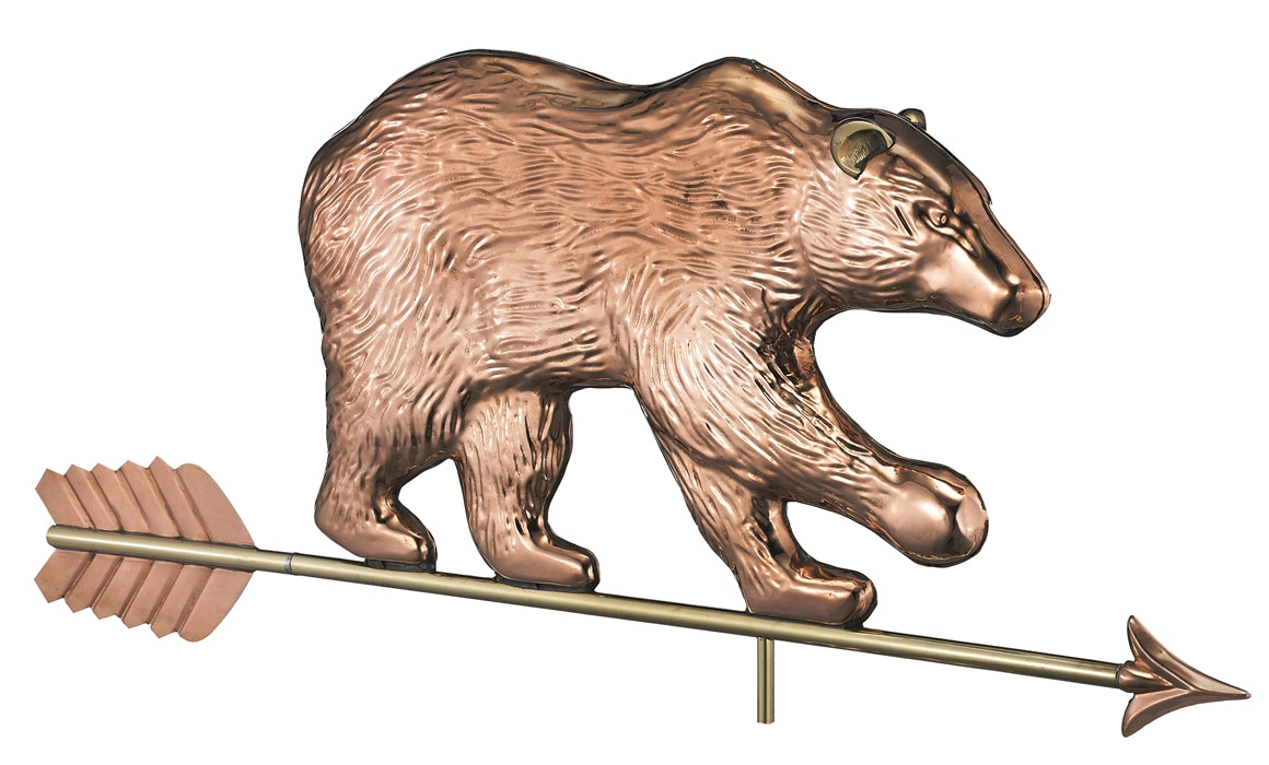 Bear Weathervane with Arrow - Pure Copper - Image 3