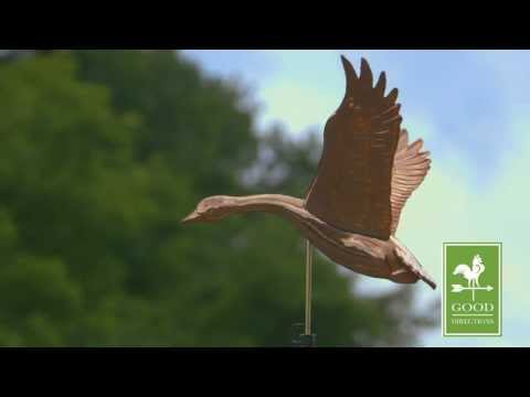 Feathered Goose Weathervane - Pure Copper - Image 3
