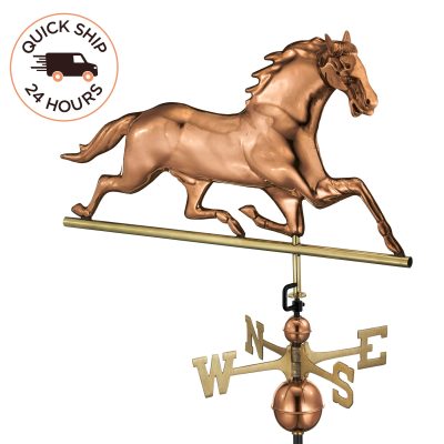 Horse Weathervane with Arrow – Pure Copper