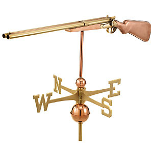 Shotgun Weathervane by Good Directions - Pure Copper
