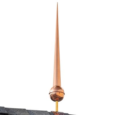 Gawain Finial with Decorative Roof Mount
