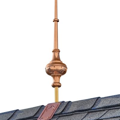 Morgana Finial with Decorative Roof Mount