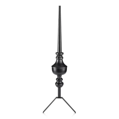 Victoria Black Aluminum Rooftop Finial