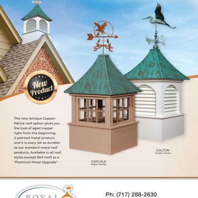 Antique Copper (Patina) Metal Roof Upgrade