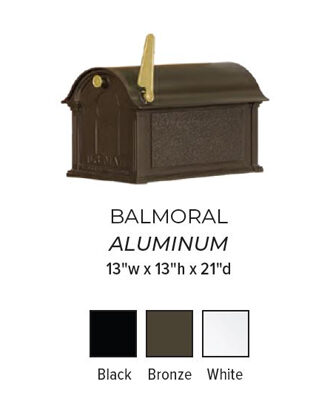 Balmoral Aluminum Mailbox