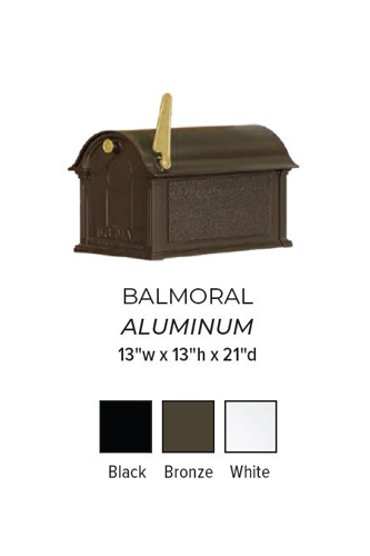 Balmoral Aluminum Mailbox