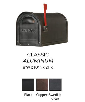 Classic Aluminum Mailbox