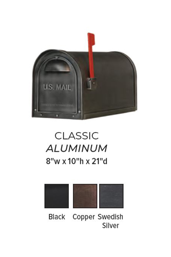 Classic Aluminum Mailbox