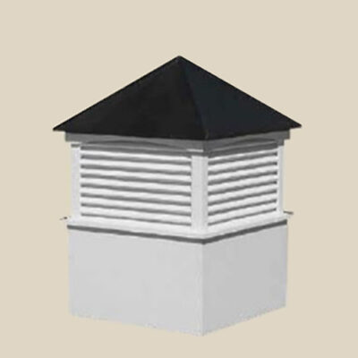 Classic Series Cupola – Square with Arched Louvers & Cape Cod Straight Roof