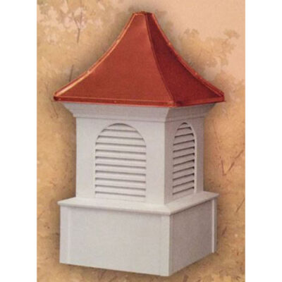 I-Model Cupola – Square with Louvers, Crown Molding & Pagoda Roof