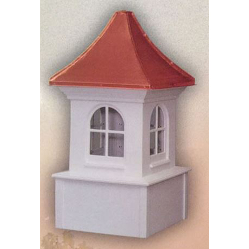 J-Model Cupola - Square with Windows, Crown Molding & Pagoda Roof