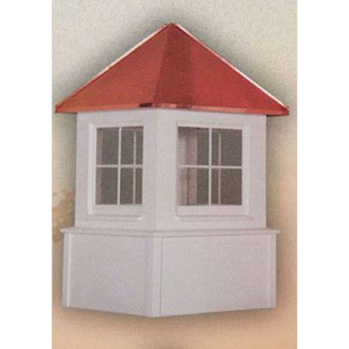 MCC-Model Cupola - Square with Windows & Straight Roof