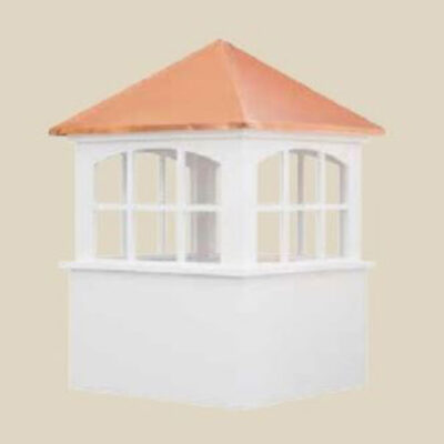 Window Series Devon Cupola – Square with Arched Windows & Cape Cod Straight Roof