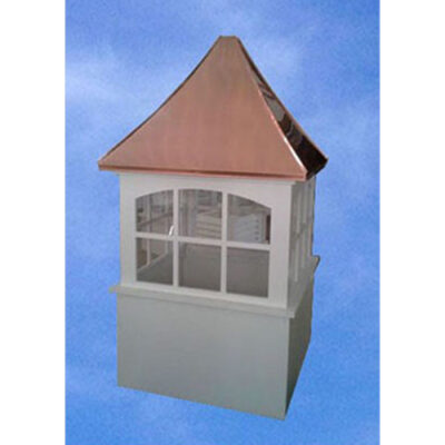 Window Series Devon Cupola – Square with Arched Windows & Pagoda Roof