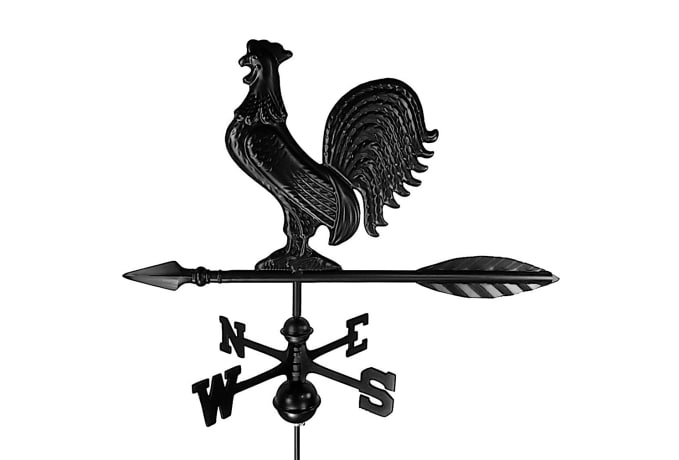 Dalvento 25" Rooster Weathervane with Traditional Directionals - Image 6